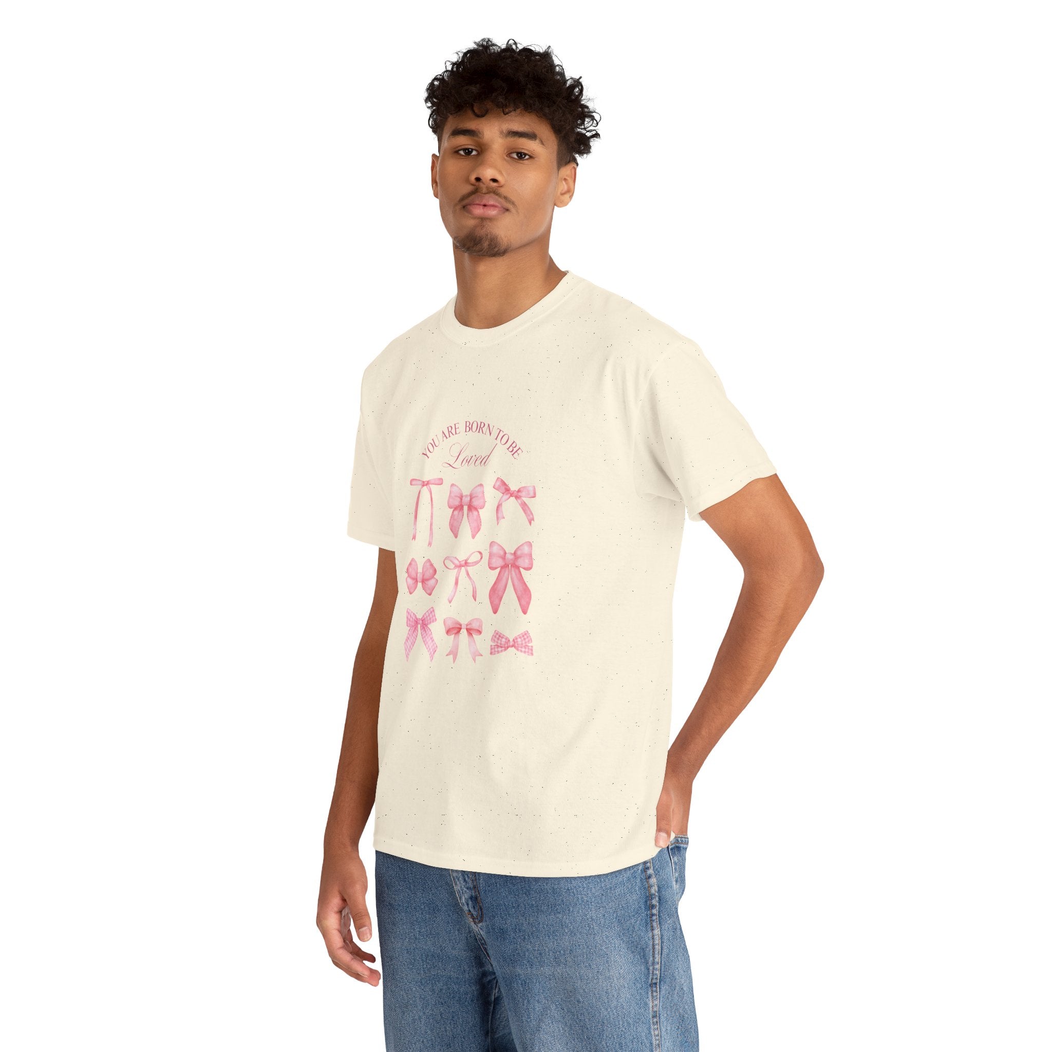 Bow Collection T‑Shirt — Pink Ribbon Bows Design