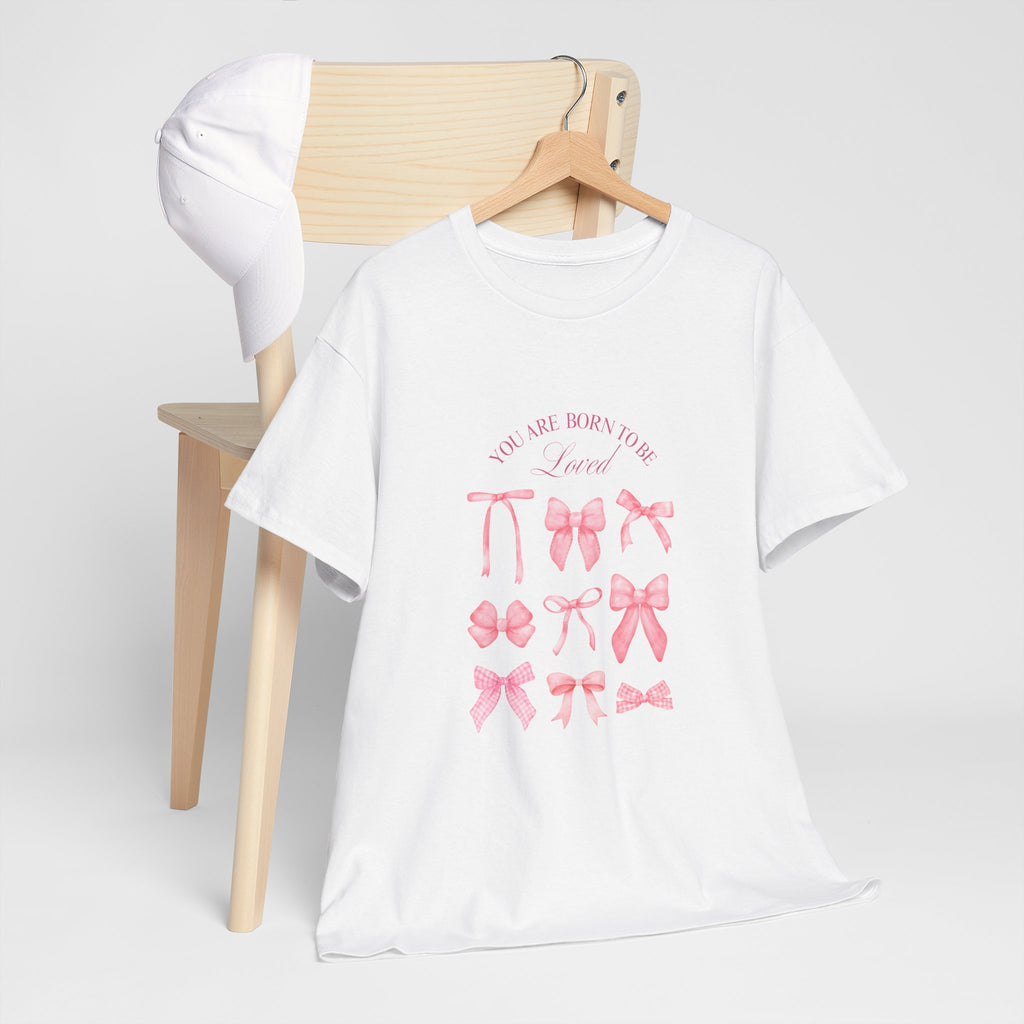 Bow Collection T‑Shirt — Pink Ribbon Bows Design