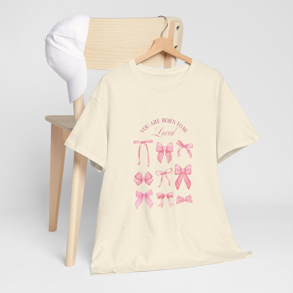 Bow Collection T‑Shirt — Pink Ribbon Bows Design