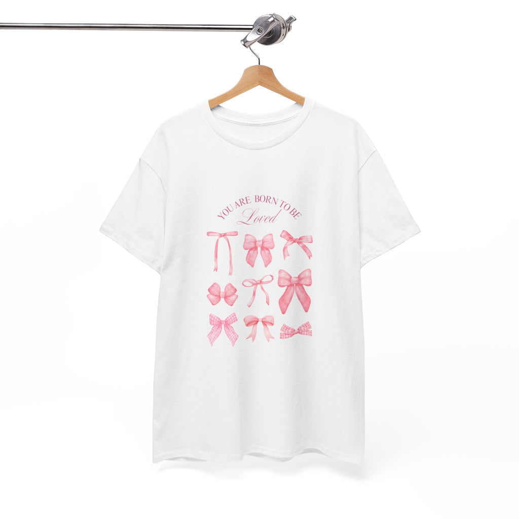 Bow Collection T‑Shirt — Pink Ribbon Bows Design