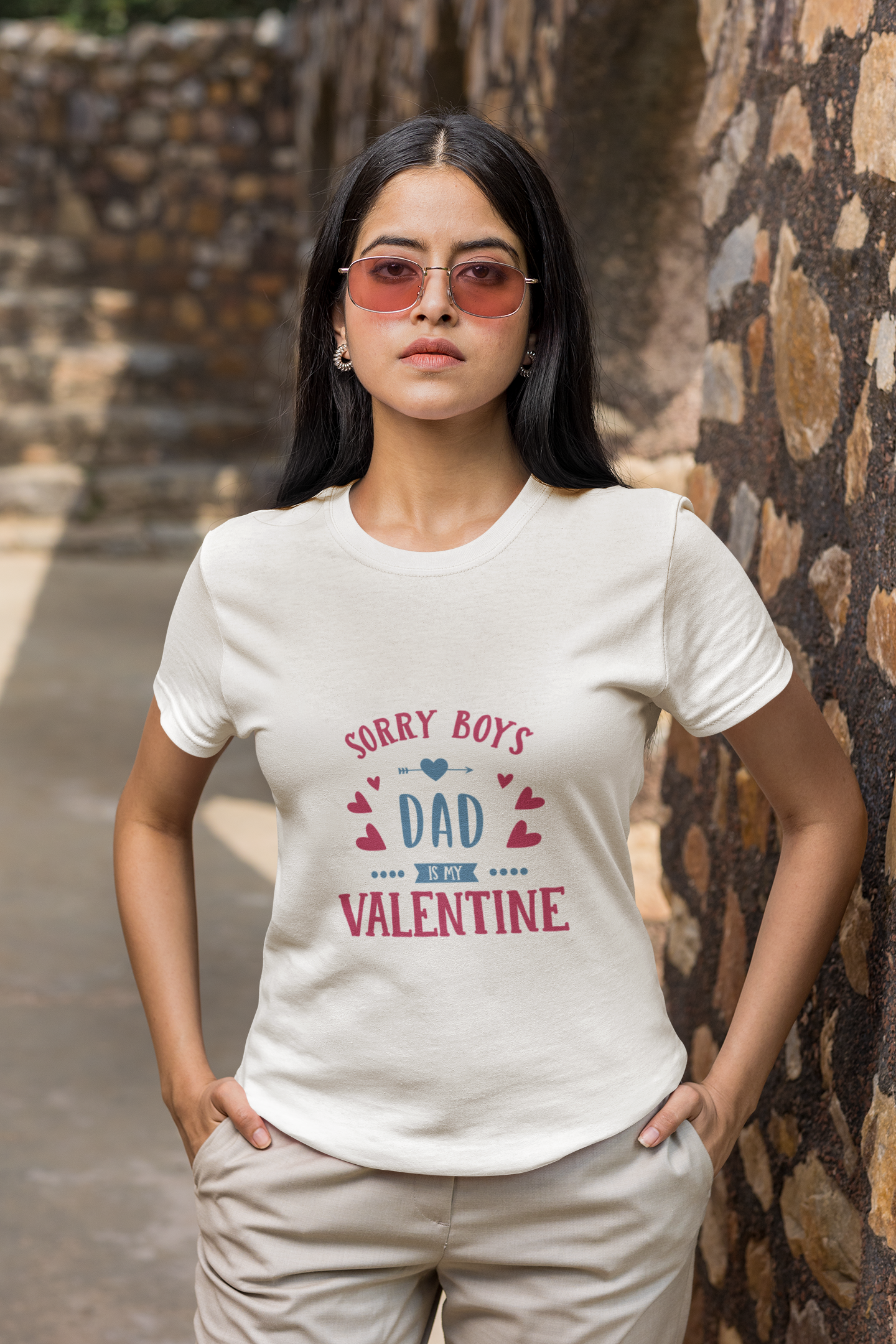 Sorry Boys Dad Valentine T-Shirt — Funny Father’s Day & Valentine Tee