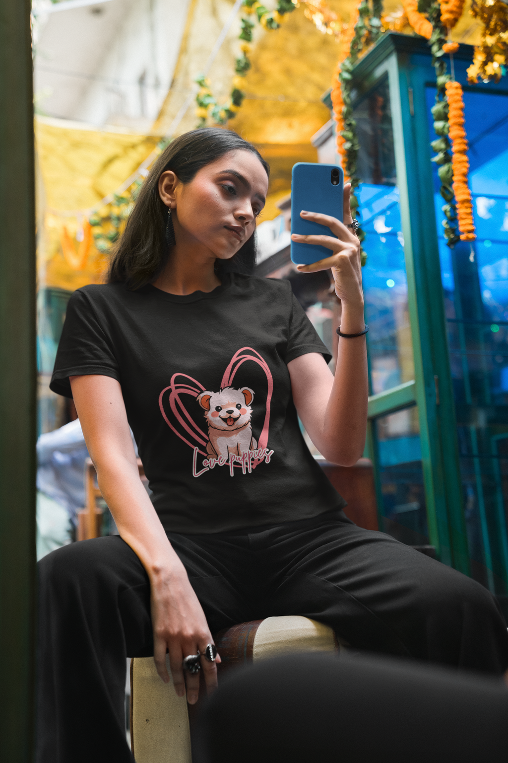 Ferret Love  Unisex T-Shirt — Cute “Love & Happiness” Pet Tee