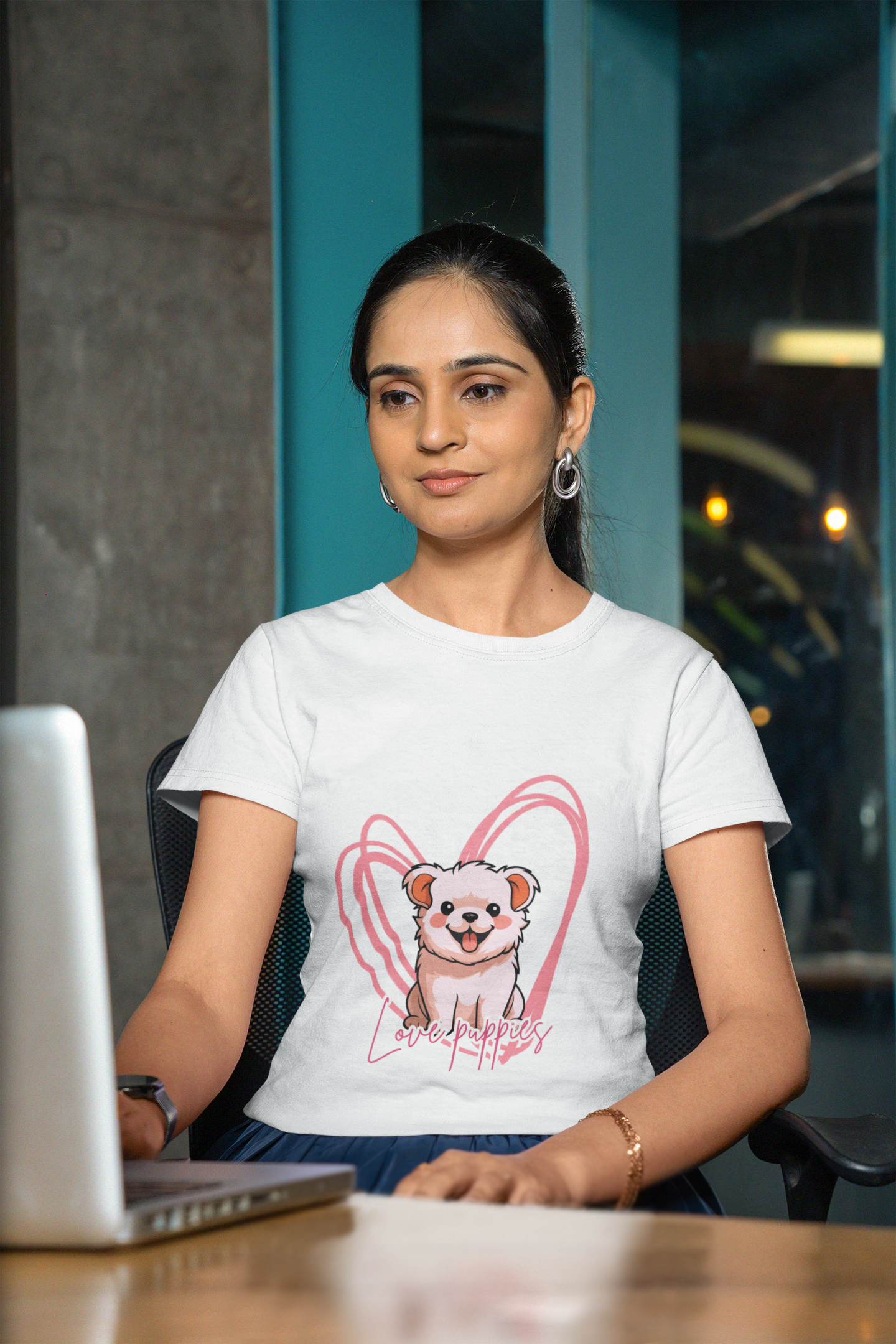 Ferret Love  Unisex T-Shirt — Cute “Love & Happiness” Pet Tee