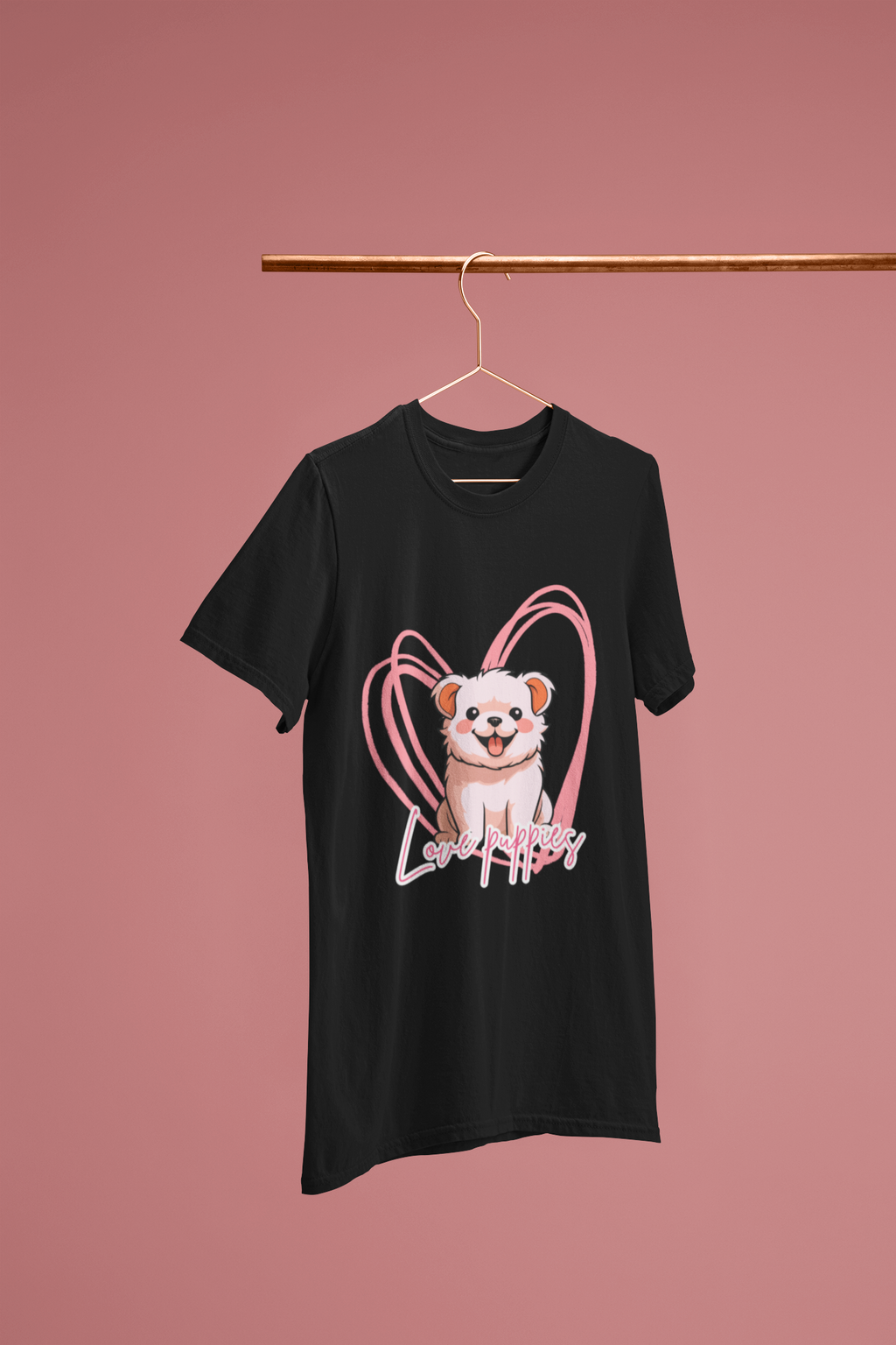 Ferret Love  Unisex T-Shirt — Cute “Love & Happiness” Pet Tee