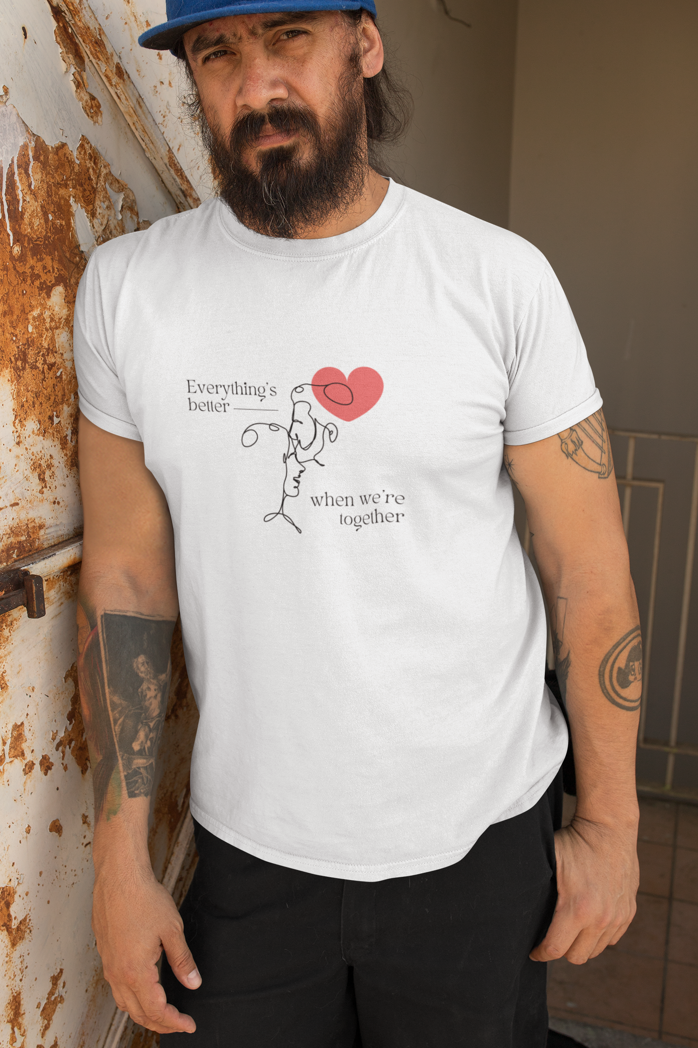Love Together Unisex Tee — "Everything's better when we're together" Graphic Shirt