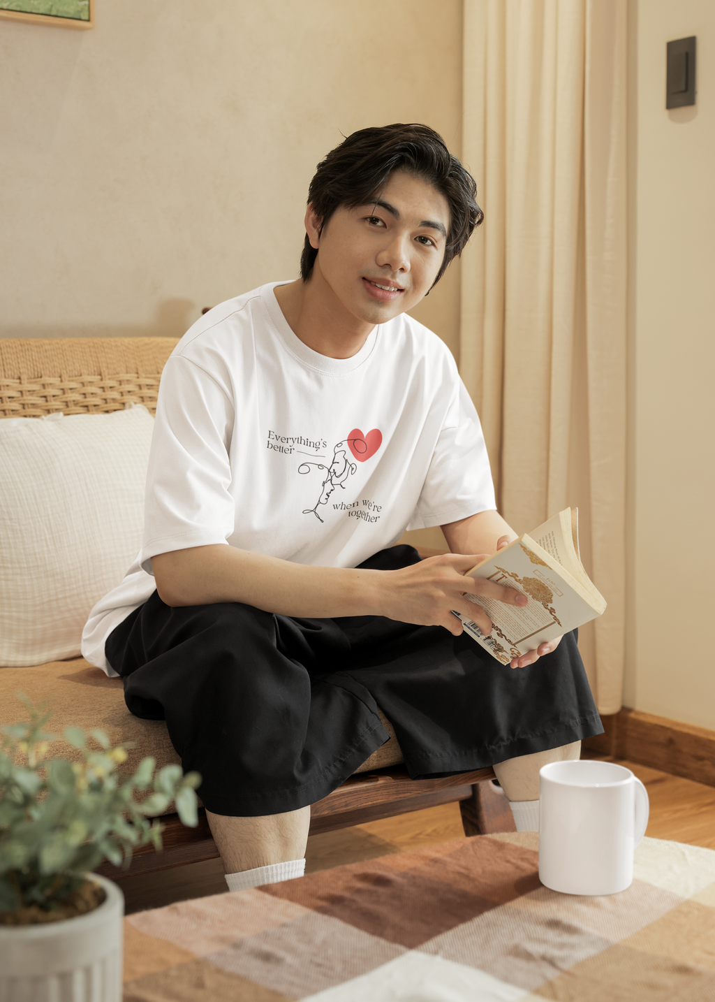 Love Together Unisex Tee — "Everything's better when we're together" Graphic Shirt