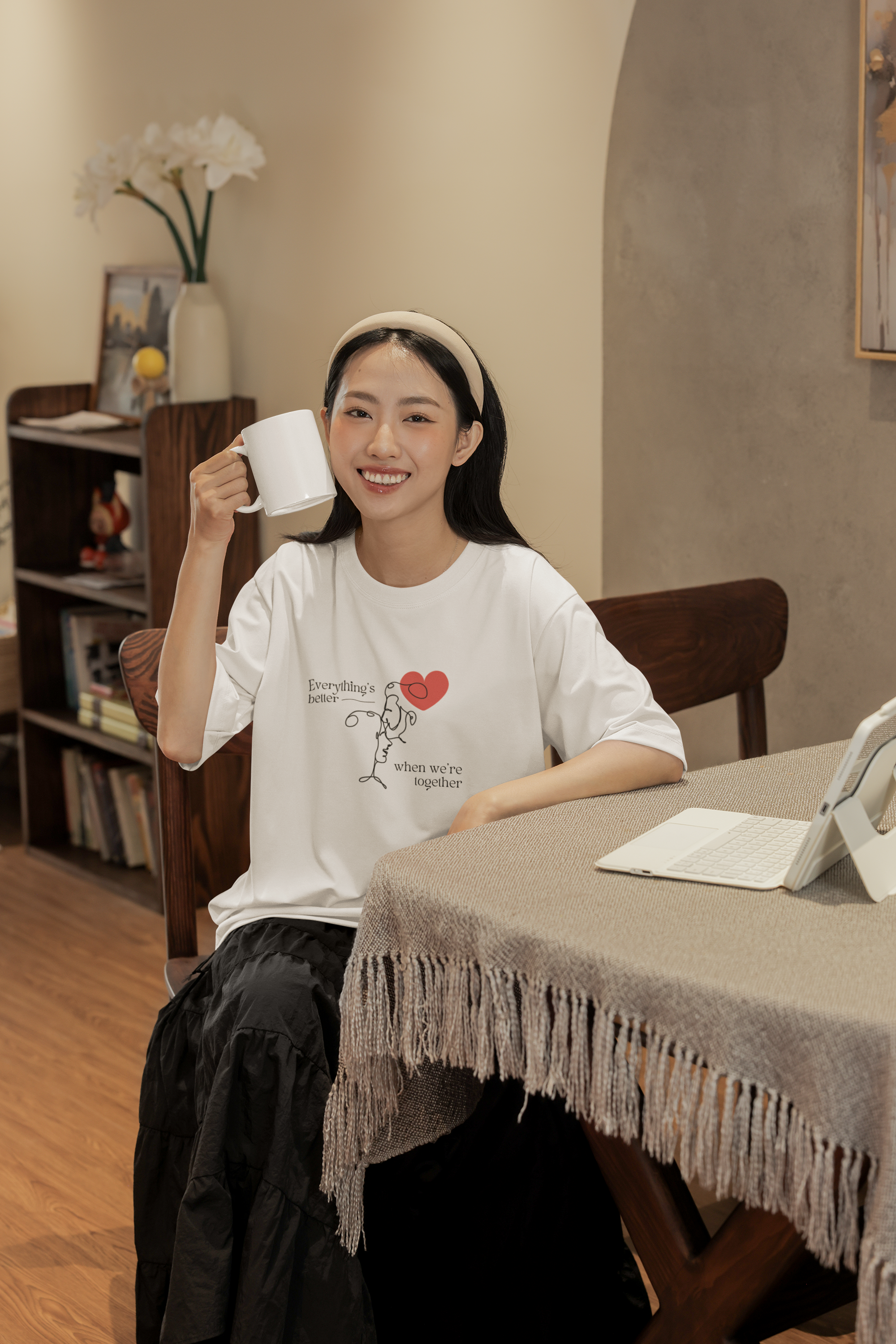 Love Together Unisex Tee — "Everything's better when we're together" Graphic Shirt