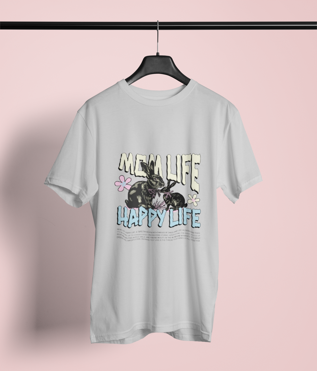 Meme Life Happy Life T-Shirt — Funny Retro Dog Graphic Tee