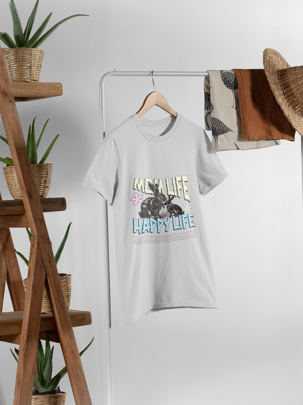 Meme Life Happy Life T-Shirt — Funny Retro Dog Graphic Tee