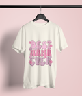 Best Mama Ever T-Shirt — Cute Pink Retro Mother's Day Tee