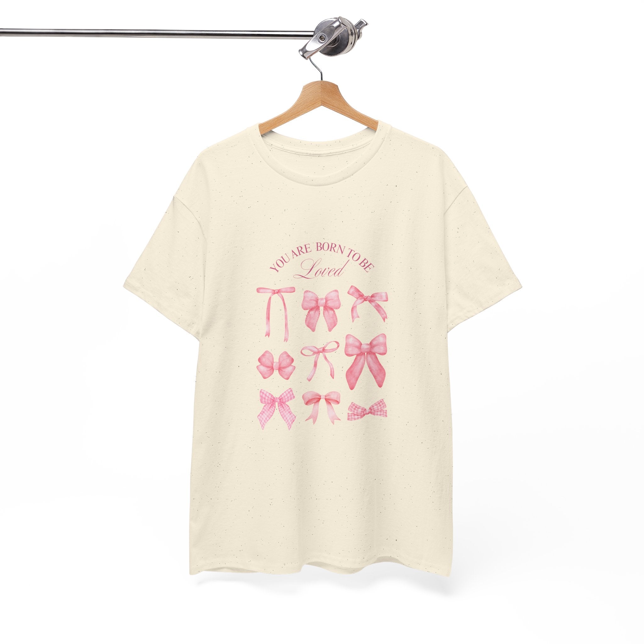 Bow Collection T‑Shirt — Pink Ribbon Bows Design