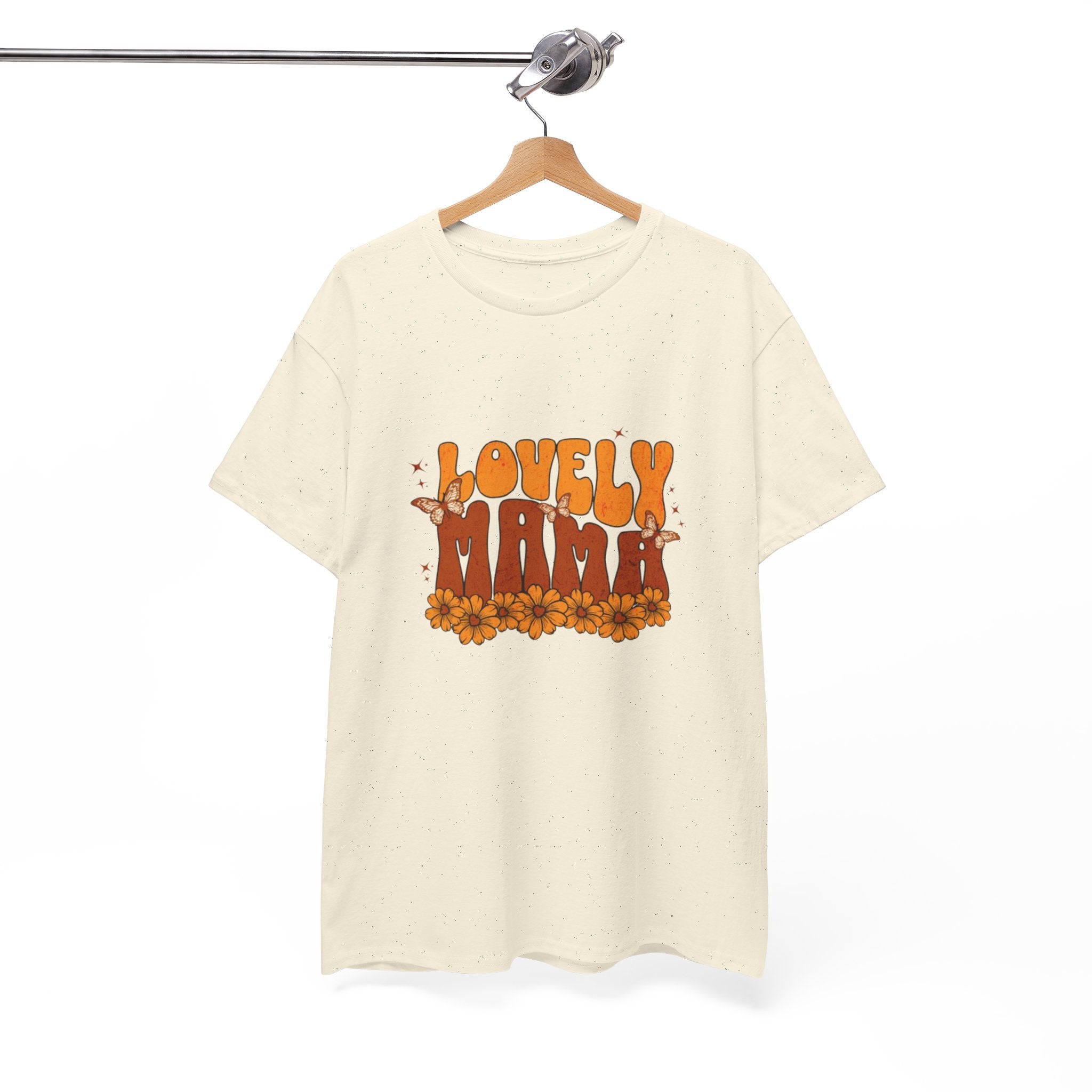 Lovely Mama T-Shirt — Retro Floral Mother's Day Tee