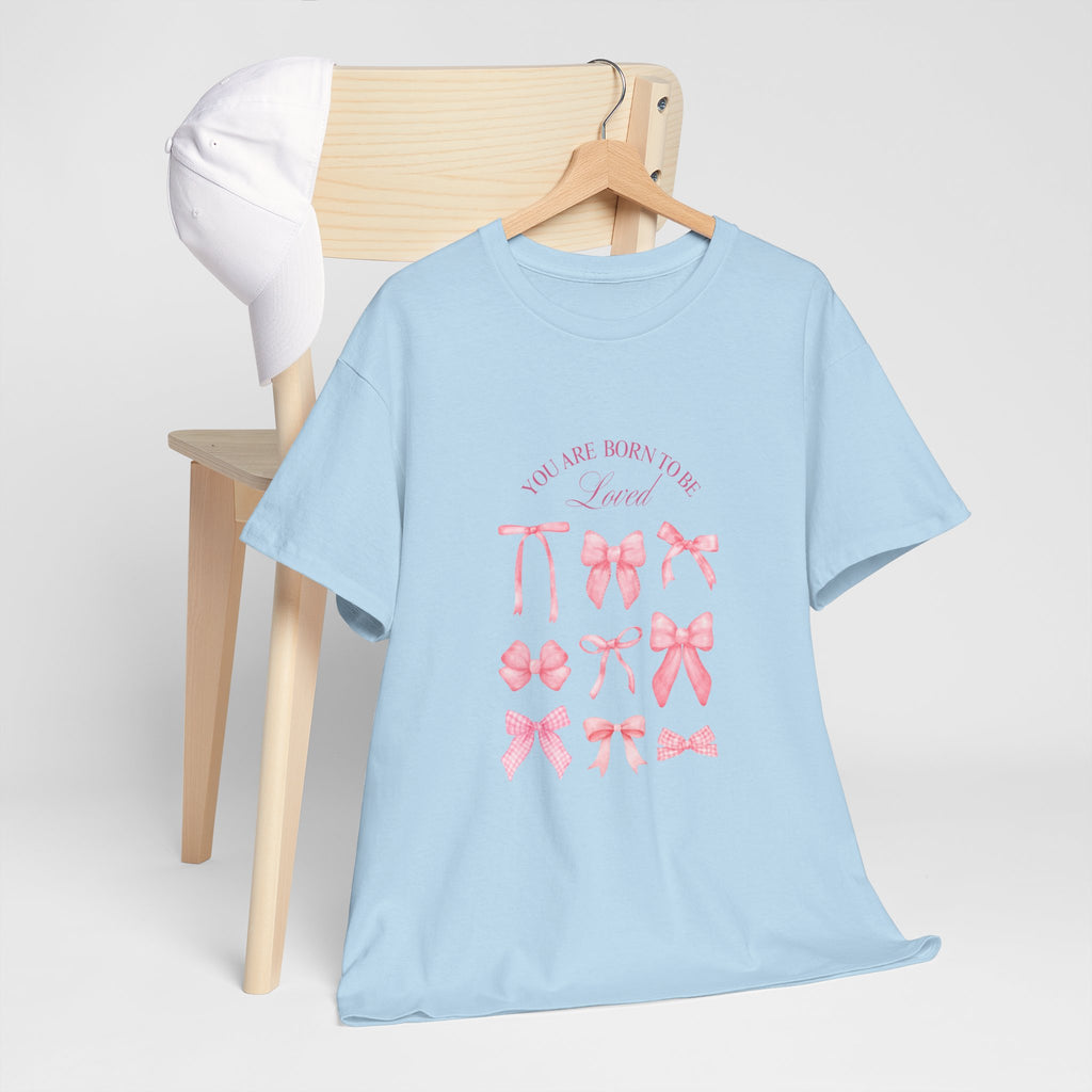 Bow Collection T‑Shirt — Pink Ribbon Bows Design